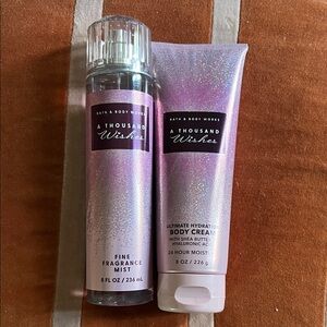 Bath & Body Works A Thousand Wishes Mist and Body Cream Set